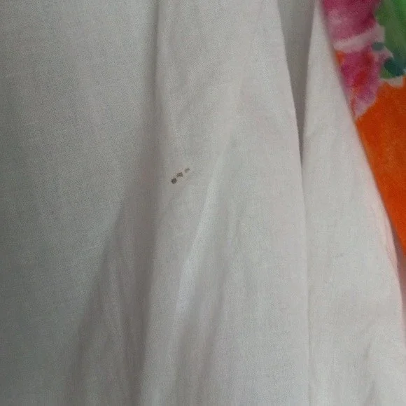 Lauren Ralph Lauren Skirt 22W Watercolor Floral Leaf Print Vibrant Art to Wear - Picture 7 of 12